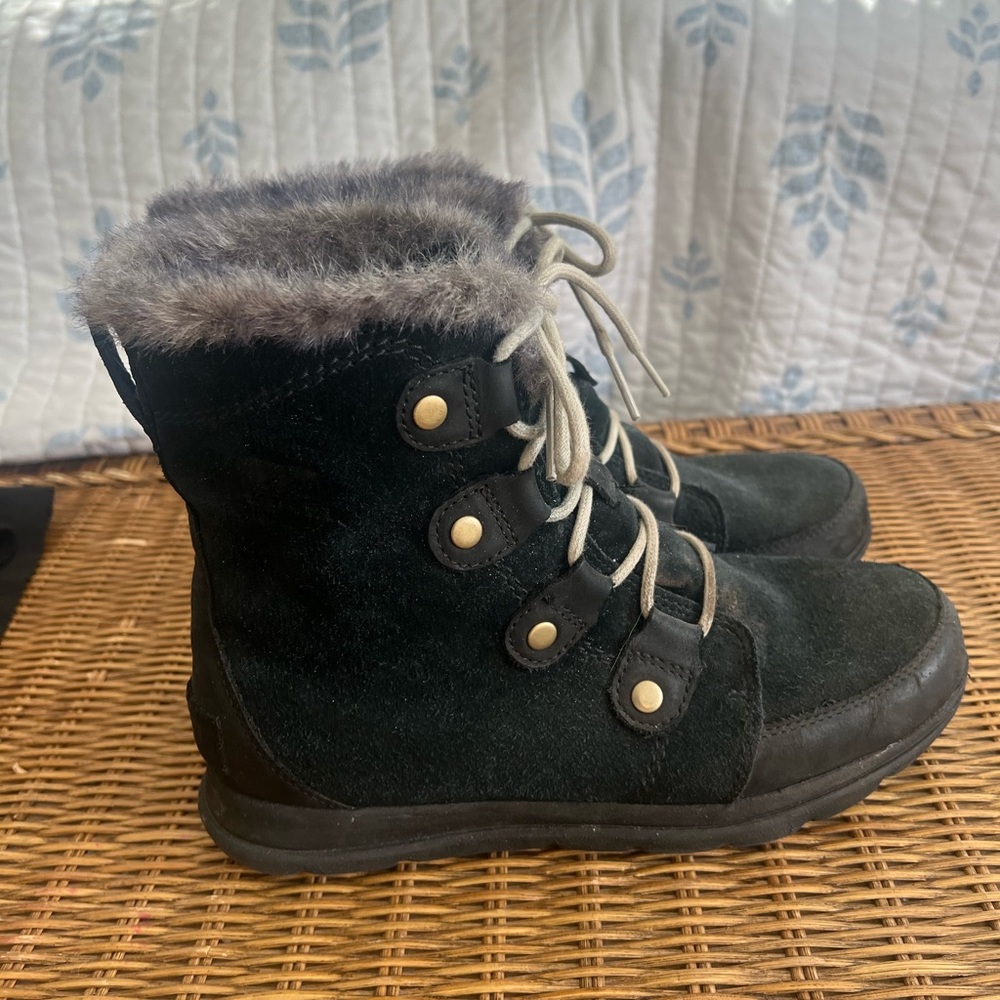 Sorel Explorer II Joan Winter Boots- Waterproof Faux Fur Lined Boots Women Sz: 8